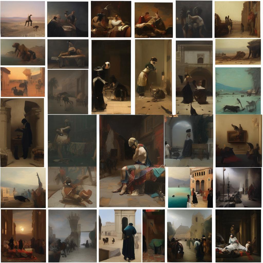 Στυλ και τεχνικές του ζωγράφου Jean-Leon Gerome